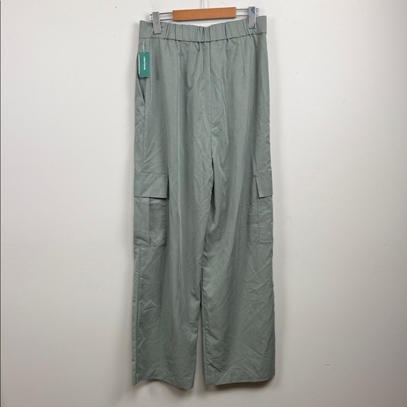NEW Soaked In Luxury Kellie Cargo Trousers, Green large - Picture 11 of 15